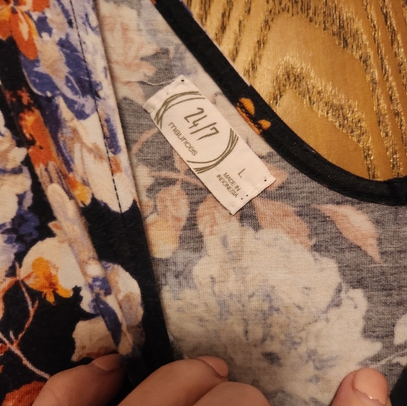 24/7 Floral Sleeveless Dress - Picture 4 of 5